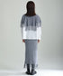 Fringe Knit Cape & Skirt Co-ord